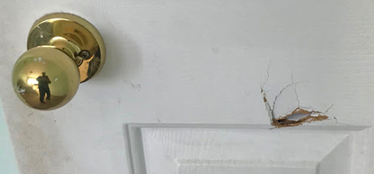 interior door hole repair Hawthorne